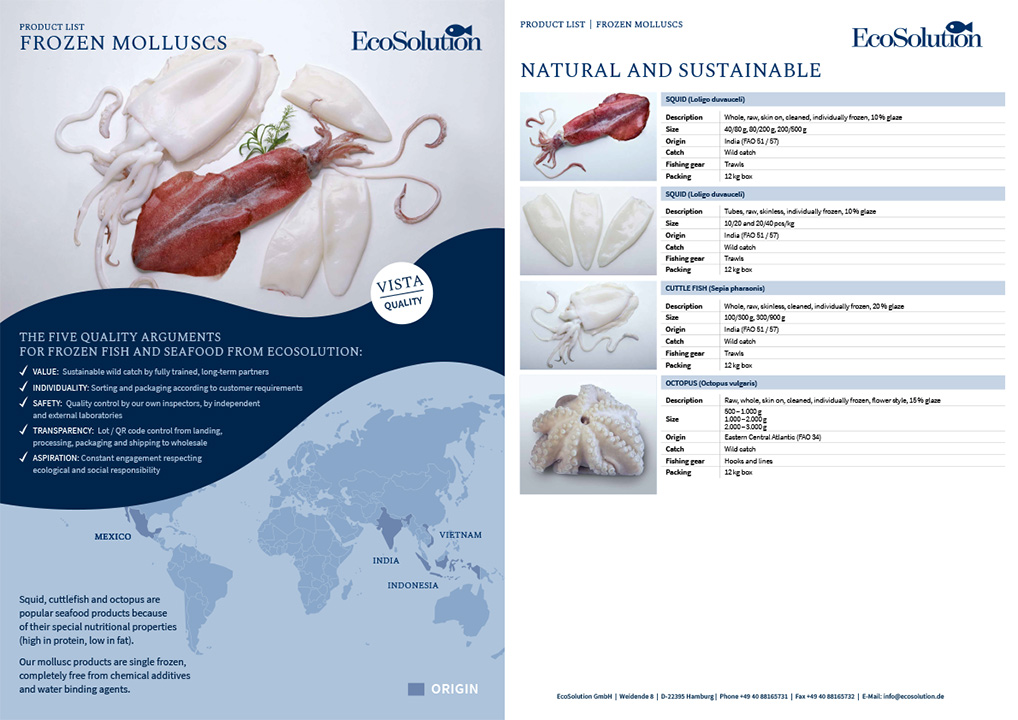 EcoSolution Frozen Molluscs